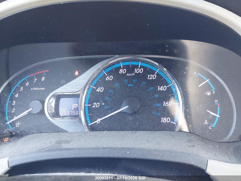 2011 TOYOTA SIENNA VAN 3.5L V6 FI DOHC 24V NF4