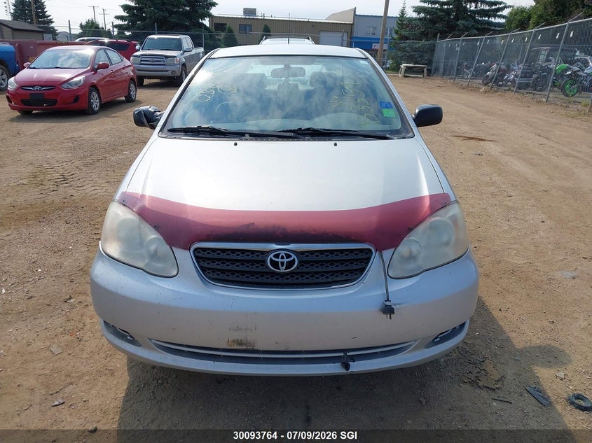 2008 TOYOTA COROLLA SEDAN 1.8L I-4 DOHC, VVT, 126HP