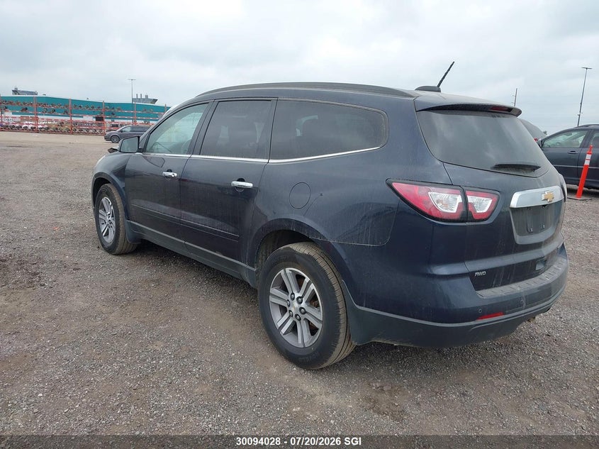 Vin: 1gnkvgkd3gj185613, lot: 20140114, chevrolet traverse lt 20163
