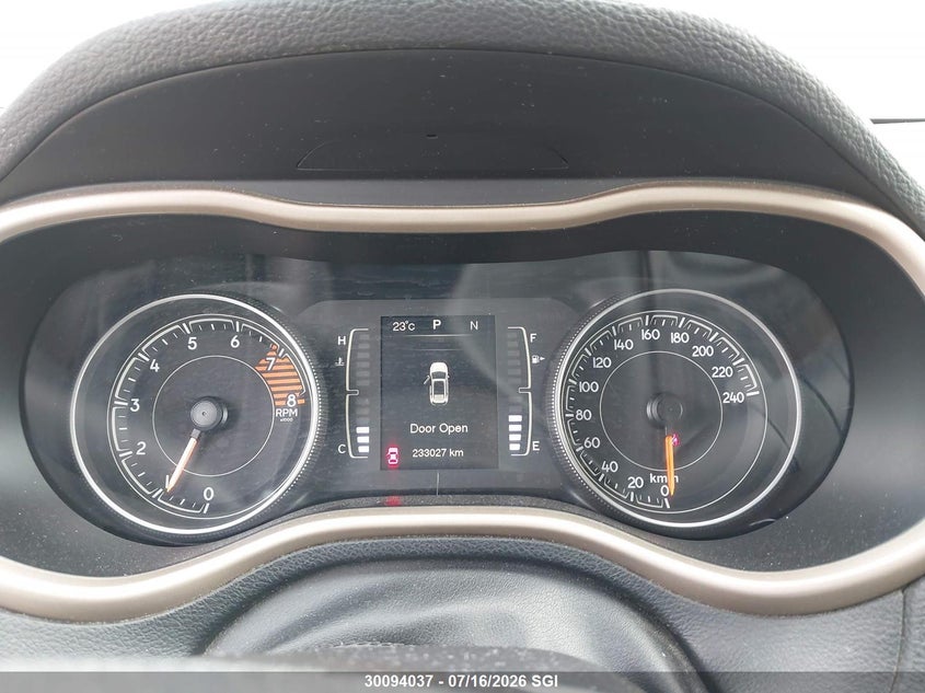 2016 JEEP CHEROKEE SPORT UTILITY VEHICLE 3.2L V6 FI DOHC 24V NF4