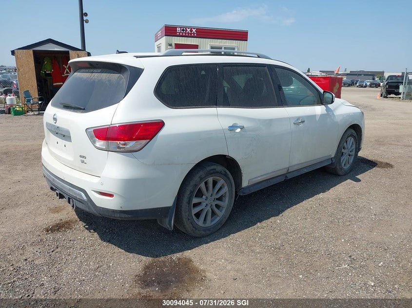 Vin: 5n1ar2mm3ec700549, lot: 20140136, nissan pathfinder s/sv/sl/platinum 20144