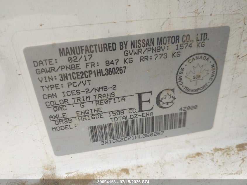 AtlanticExpress - Nissan Versa Note