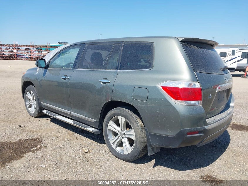 Vin: 5tddk3eh2bs072376, lot: 20140434, toyota highlander limited 20113