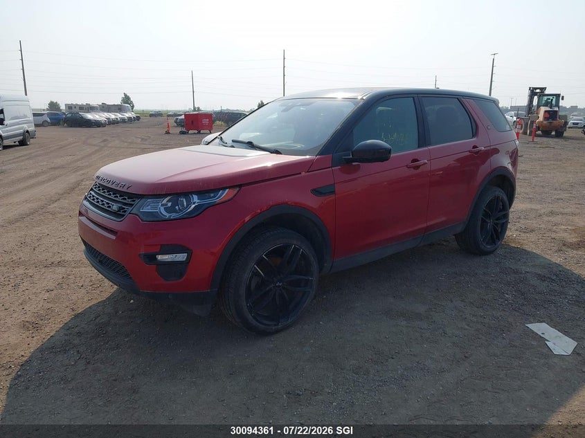 Vin: salct2bg3gh619156, lot: 20140570, land rover discovery sport hse luxury 20162