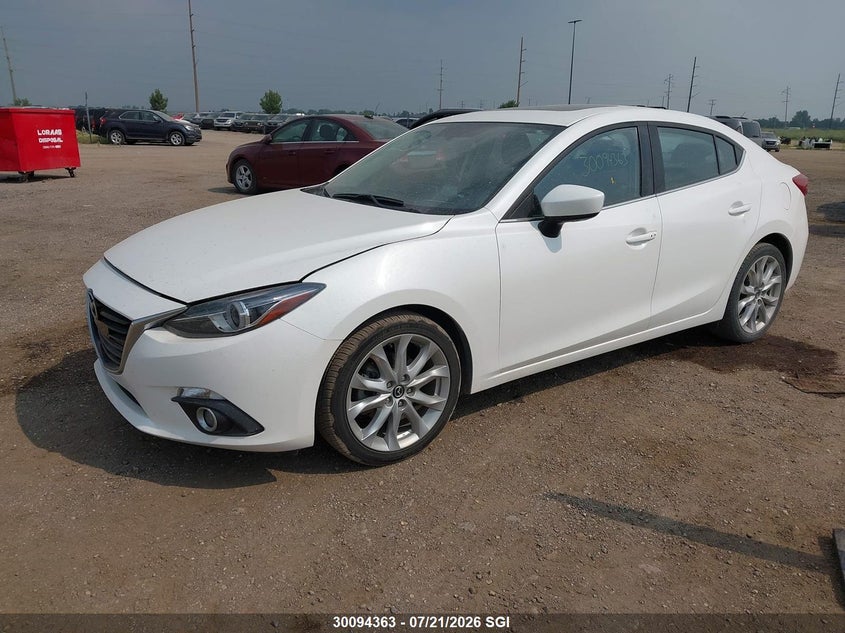 Vin: jm1bm1w31e1137180, lot: 20140572, mazda 3 grand touring 20142