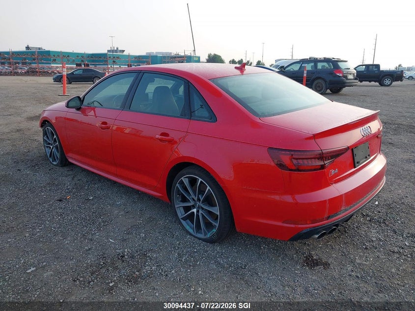 Vin: wauc4af43ka014146, lot: 20140655, audi s4 prestige 20193