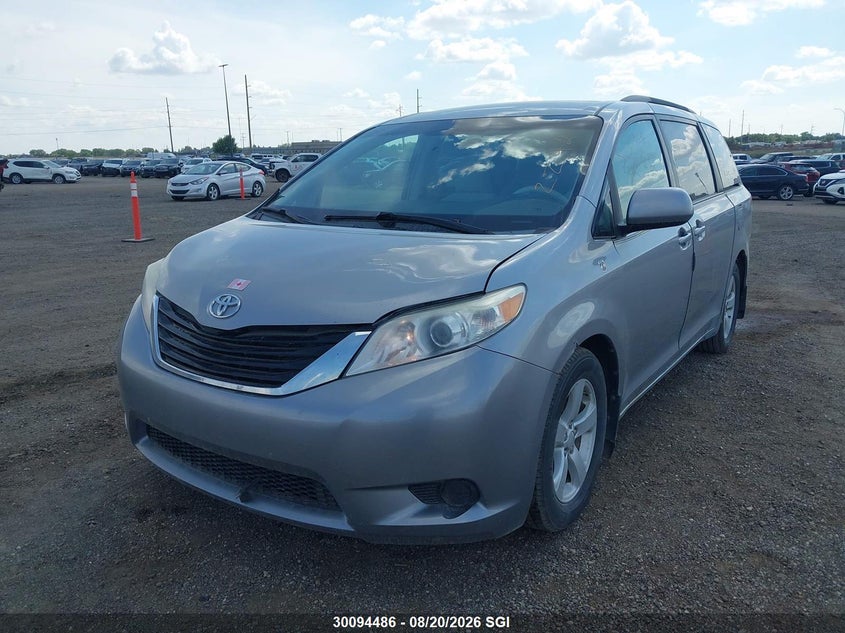 2012 TOYOTA SIENNA VAN 3.5L V6 FI DOHC 24V NF4