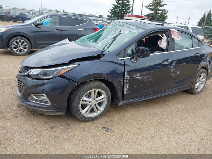 2016 Chevrolet Cruze, Правий бік, IAAI, VIN 1G1BE5SM2G7320907 — фото 2