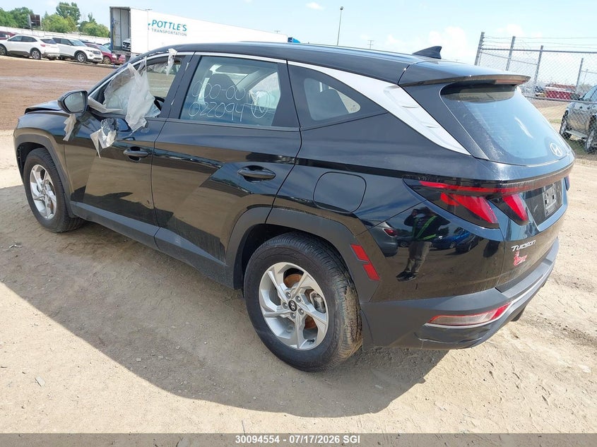 2022 Hyundai Tucson Sel VIN: KM8JB3AE2NU035046 Lot: 30094554