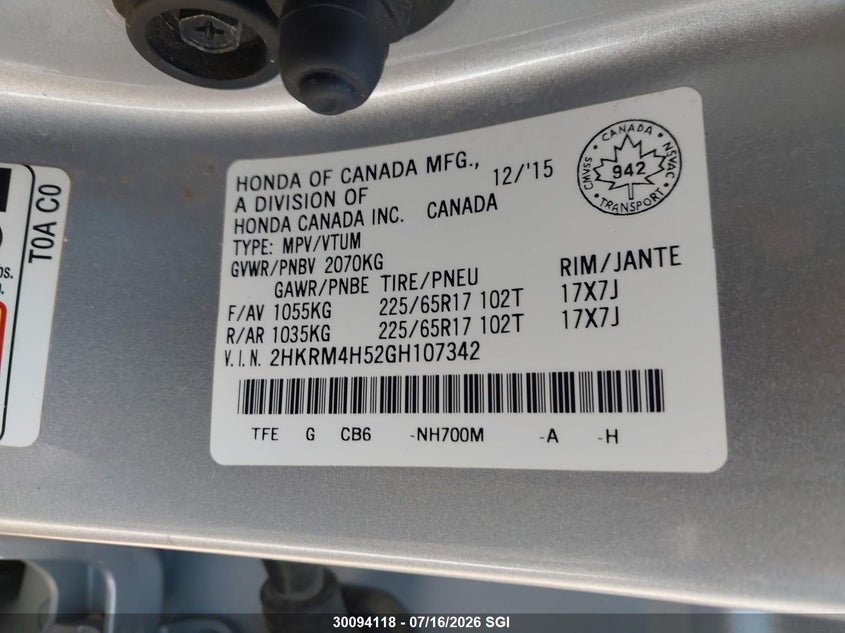 AtlanticExpress - Honda CR-V