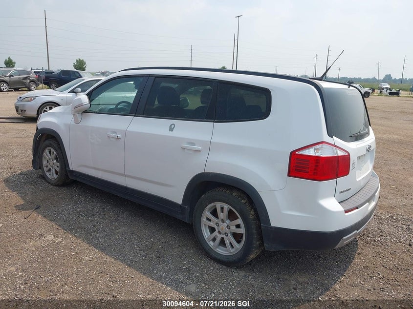 Vin: kl77p2ek7ek580033, lot: 20140880, chevrolet orlando lt 20143