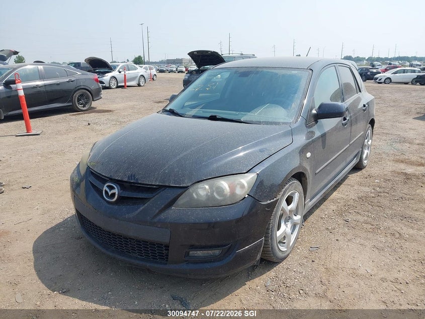 2008 Mazda 3, Град, IAAI, VIN JM1BK34L781801264 — фото 2