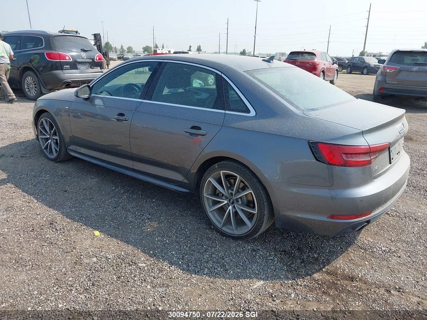 Vin: wauenaf42hn019961, lot: 20141063, audi a4 premium plus 20173