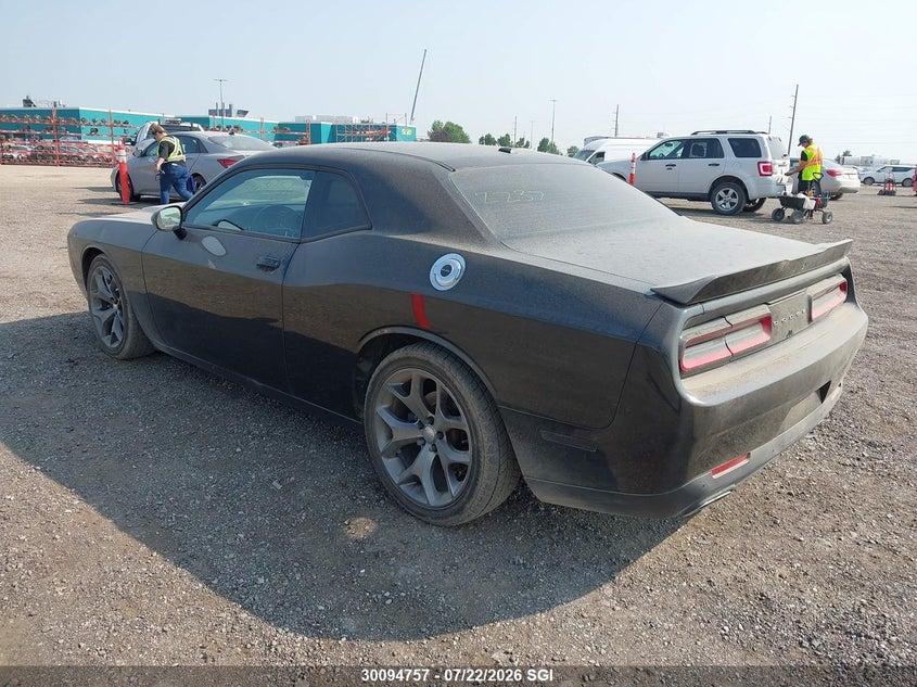 Vin: 2c3cdzag9fh788111, lot: 20141074, dodge challenger sxt 20153