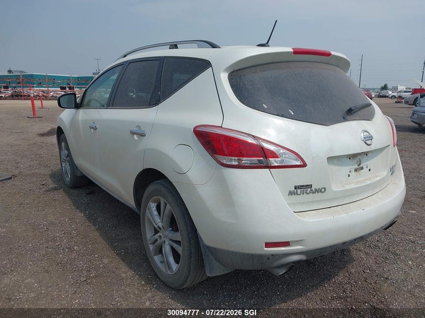Vin: jn8az1mw4bw160028, lot: 20141098, nissan murano s/sl/le 20113