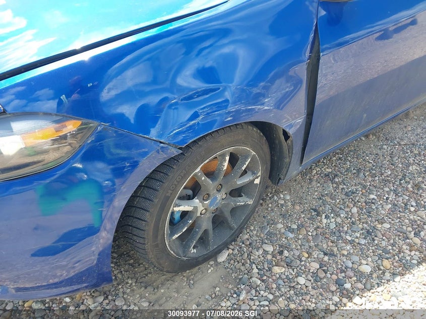 2013 Dodge Dart Sxt VIN: 1C3CDFBA3DD138225 Lot: 30093977