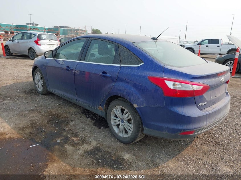 Vin: 1fahp3h28cl305373, lot: 20141353, ford focus sel 20123