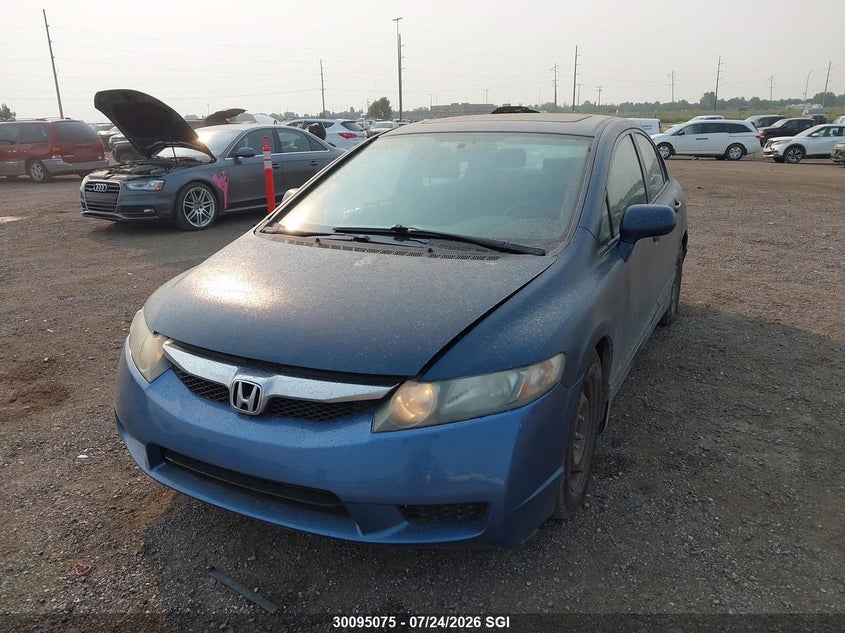 2010 Honda Civic, Град, IAAI, VIN 2HGFA1F67AH000634 — фото 2