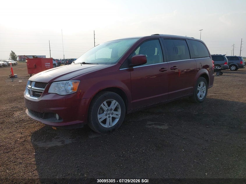 2019 Dodge Caravan, Град, IAAI, VIN 2C4RDGDG2KR687504 — фото 2