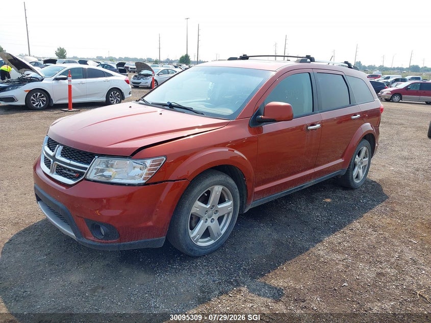 Vin: 3c4pddfg0ct334857, lot: 20141794, dodge journey r/t 20122