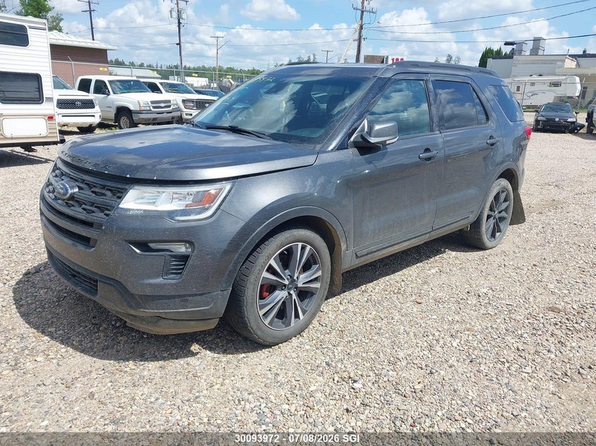 2019 Ford Explorer, Угон, IAAI, VIN 1FM5K8D80KGA13819 — фото 2