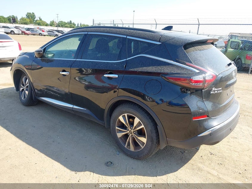 Vin: 5n1az2bsxln122534, lot: 20142214, nissan murano sv 20203
