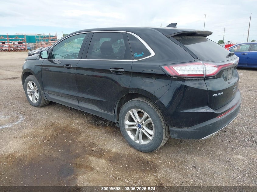 Vin: 2fmpk4j83hbc05371, lot: 20142282, ford edge sel 20173