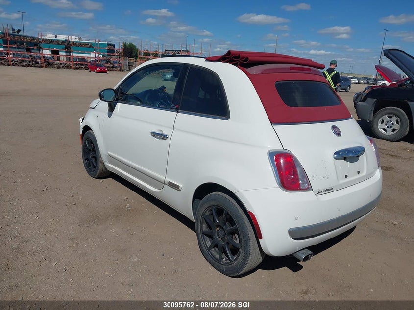 2017 FIAT 500 CABRIO 1.4L I-4 VVT, 101HP