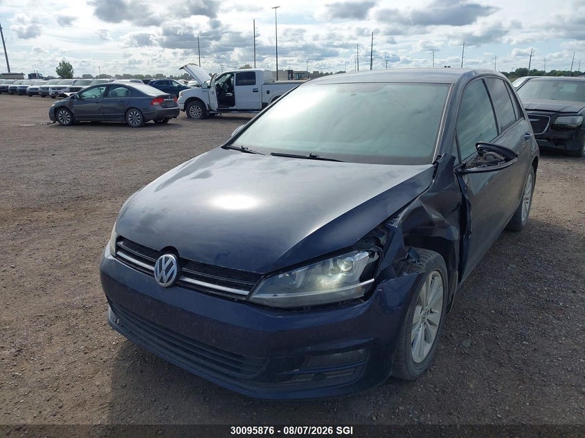 Vin: 3vw2a7au0fm046205, lot: 20142509, volkswagen golf tdi 20152