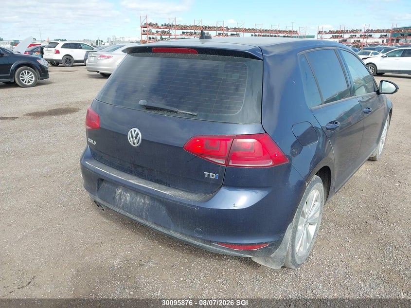 Vin: 3vw2a7au0fm046205, lot: 20142509, volkswagen golf tdi 20154
