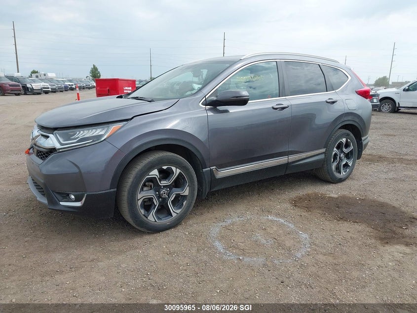 Vin: 2hkrw2h91jh144259, lot: 20142628, honda cr-v touring 20182