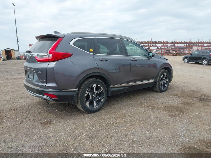 Vin: 2hkrw2h91jh144259, lot: 20142628, honda cr-v touring 20184