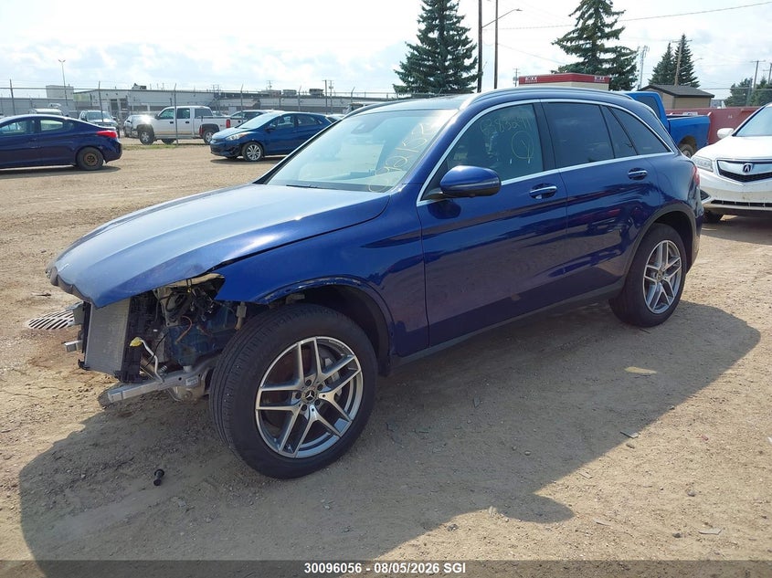 2018 Mercedes-Benz Glc 300 4Matic, Front, IAAI, VIN WDC0G4KB9JV092158 — photo 2