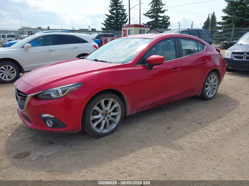 Vin: jm1bm1w30g1298168, lot: 20142748, mazda 3 touring 20162