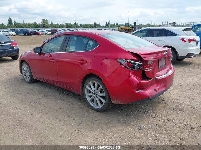 Vin: jm1bm1w30g1298168, lot: 20142748, mazda 3 touring 20163