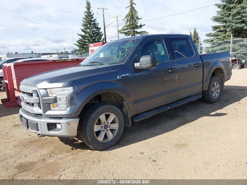 2016 Ford F-150, Rear, IAAI, VIN 1FTEW1E85GFD45055 — photo 2