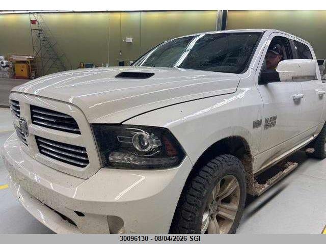 2013 RAM 1500, Hail, IAAI, VIN 1C6RR7MT9DS681366 — photo 2