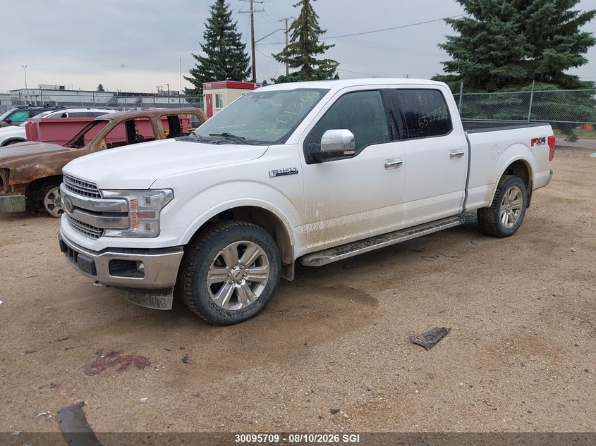 2019 Ford F-150 Lariat, Град, IAAI, VIN 1FTFW1E48KKE01300 — фото 2