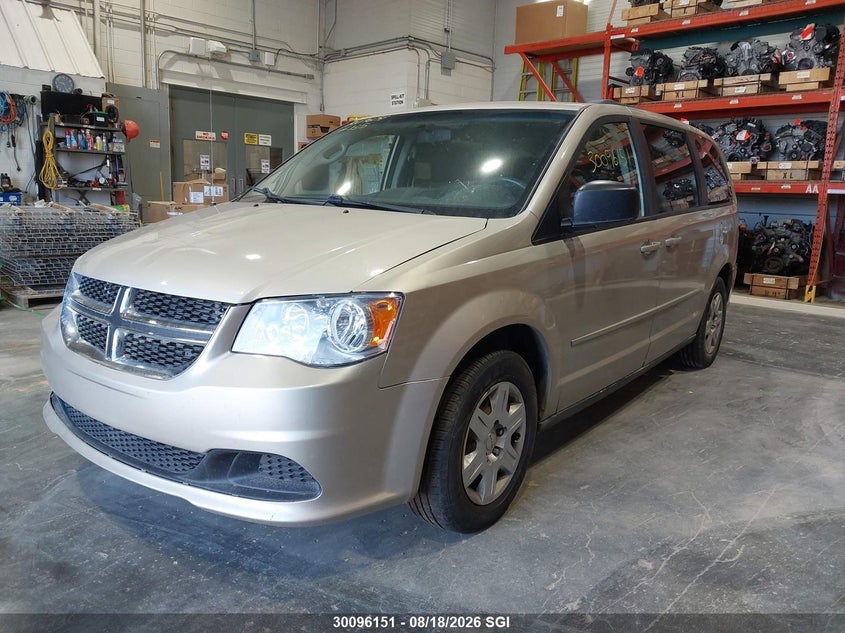 2012 Dodge Caravan, Затопление, IAAI, VIN 2C4RDGBG9CR420459 — фото 2
