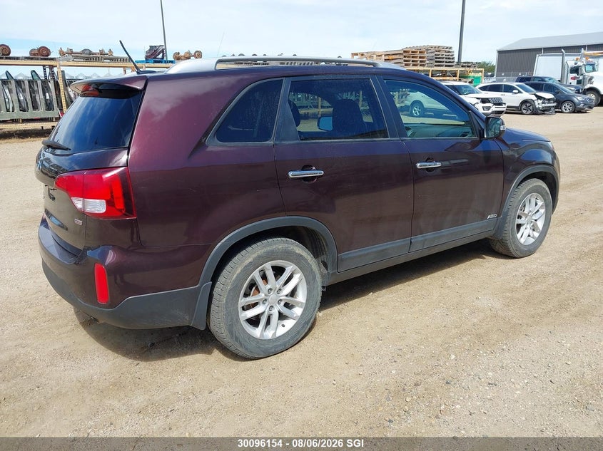 Vin: 5xyktca66eg524498, lot: 20142975, kia sorento lx 20144