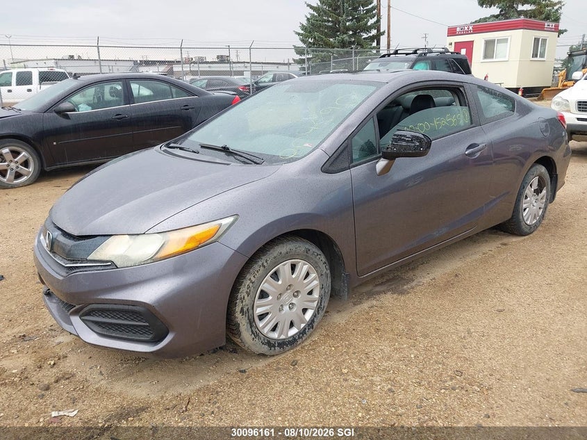 2015 Honda Civic, Left Side, IAAI, VIN 2HGFG3B52FH004590 — photo 2