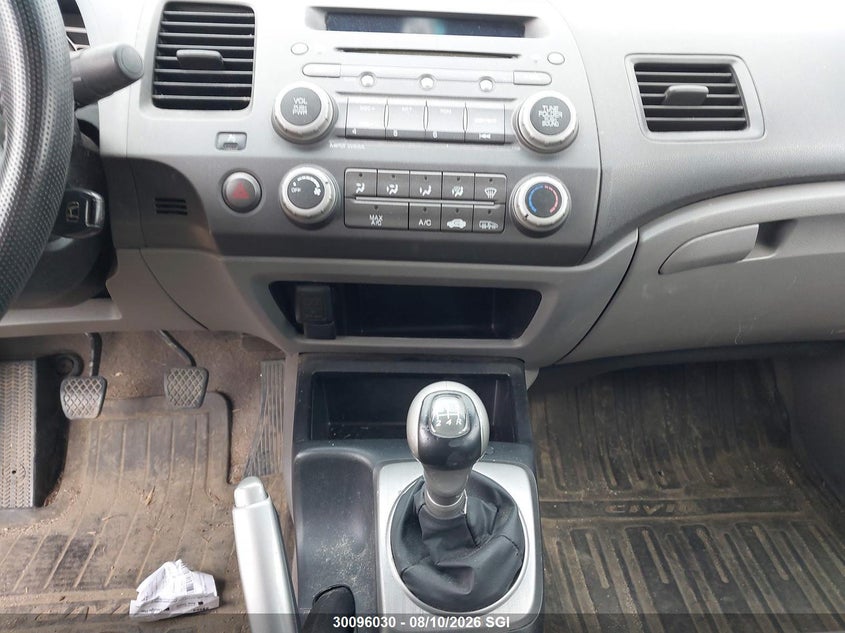2010 HONDA CIVIC SEDAN 1.8L I-4 VVT, 140HP