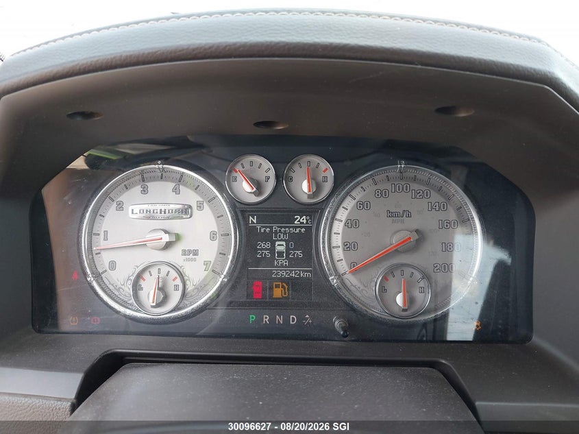 2012 DODGE RAM PICKUP 5.7L V8 FI OHV 16V NF2