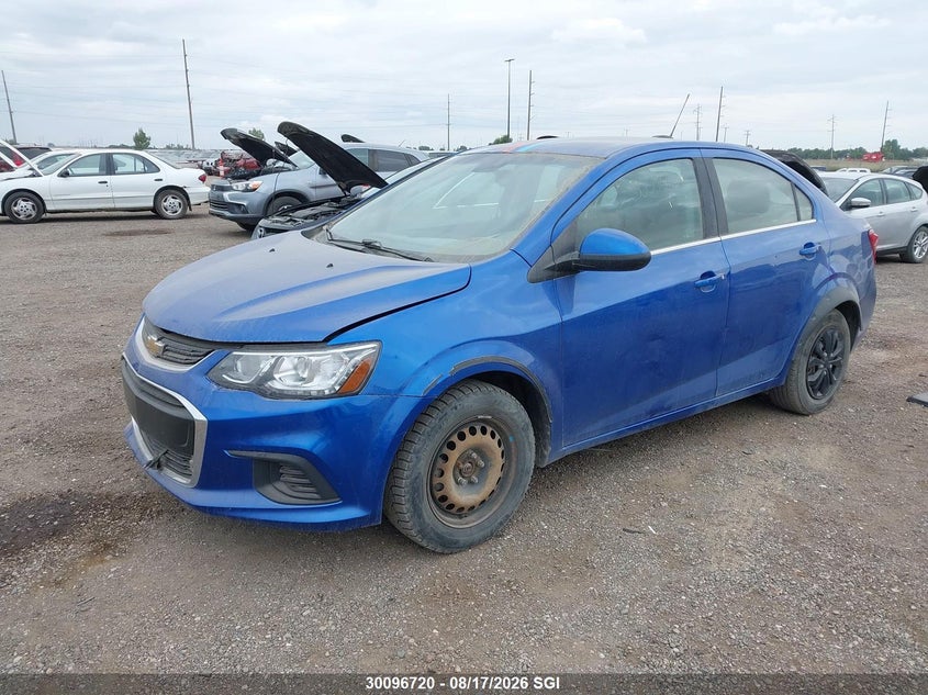 2018 Chevrolet Sonic, Град, IAAI, VIN 1G1JD5SHXJ4124336 — фото 2