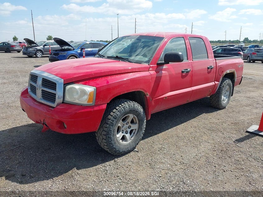 2006 Dodge Dakota, Front, IAAI, VIN 1D7HW48N36S508409 — photo 2