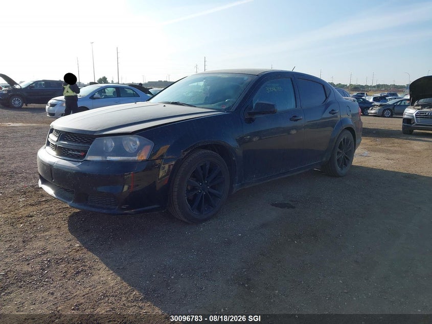 2013 Dodge Avenger, Град, IAAI, VIN 1C3CDZAB6DN755382 — фото 2