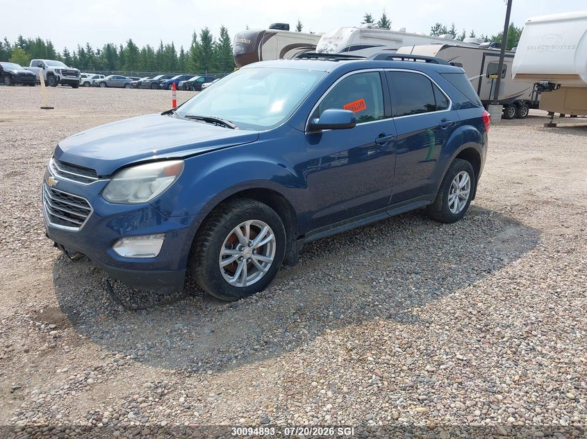 2016 Chevrolet Equinox, Угон, IAAI, VIN 2GNFLFEK7G6211638 — фото 2
