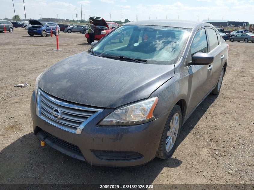 2015 Nissan Sentra, Град, IAAI, VIN 3N1AB7AP2FL691212 — фото 2