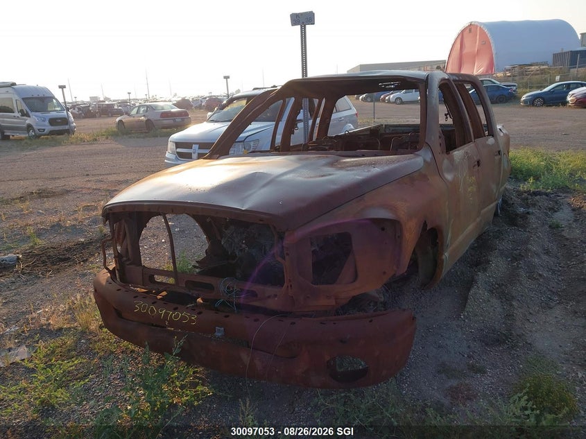 2007 Dodge RAM, Total Burn, IAAI, VIN 1D7HU18247J545194 — photo 2