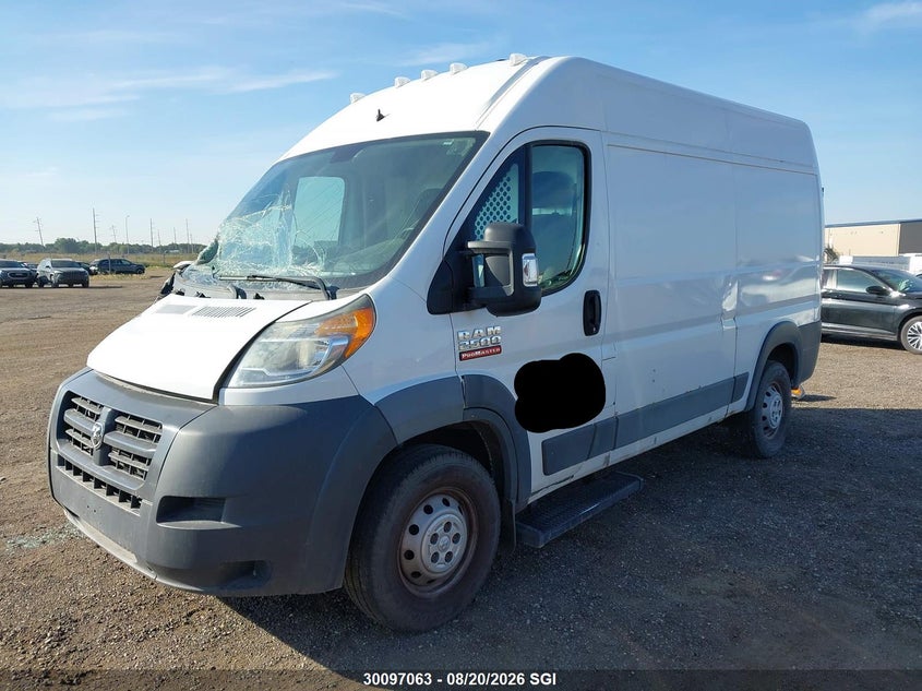 2017 RAM PROMASTER CITY VAN 3.6L V6 FI DOHC 24V NF4